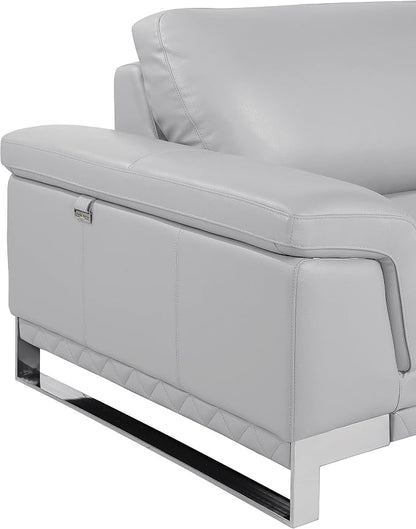 Blackjack Furniture Weston Collection Genuine Italian Leather Living Room Chair - Image 7