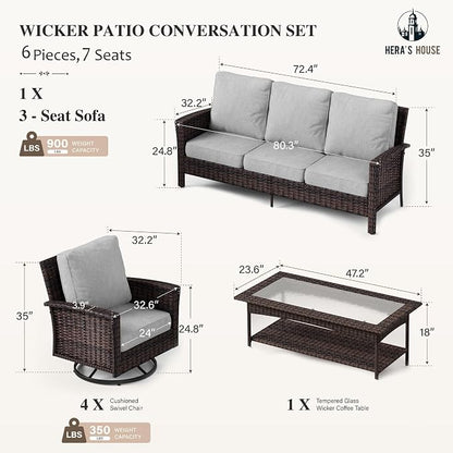 HERA'S HOUSE Patio Furniture Set - Image 5