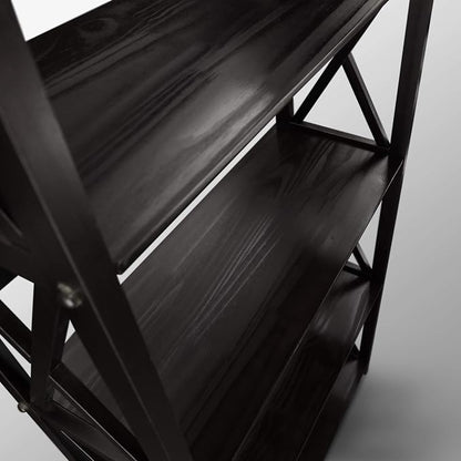 Montego 5-Shelf Bookcase-Black - Image 6