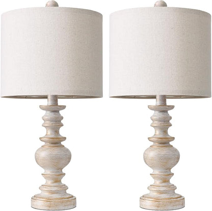 BOBOMOMO 20" Retro Table Lamps Set of 2 - Image 8