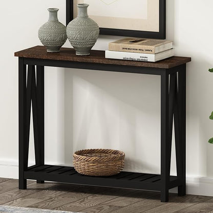 ChooChoo Console Table for Entryway Sofa Tables Living Room Farmhouse, Hallway by ChooChoo