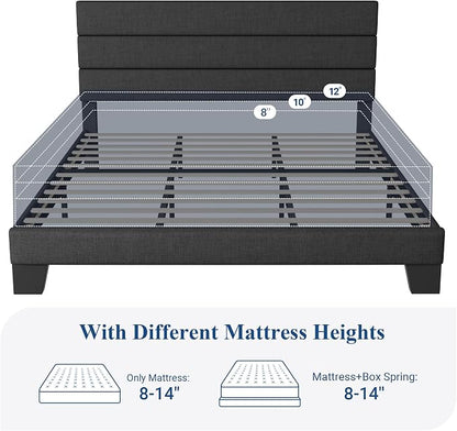 Allewie King Bed Frame Platform Bed - Image 7