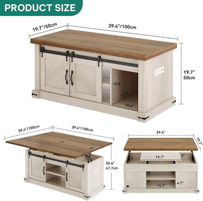 YITAHOME Lift Top Coffee Table - Image 2