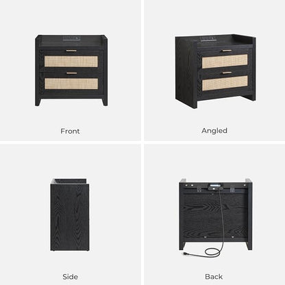 SICOTAS Night Stand Bedside Table - Image 9