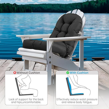 Adirondack Chair Cushion Waterproof Rocking Chair Cushion, Tufted High Back - Image 5
