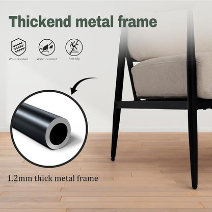 RNKSFX Modern Accent Chair for Living Room Bedroom Mid Century Arm Chair - Image 5