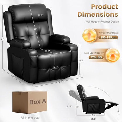 Recliner Sofa Set, Massage Home Theater Set - Image 2