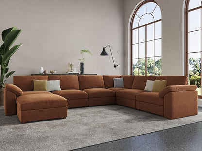 EASE MOOSE Oversized Sectional Modular Sofa, Chenille Large L Shape Sectional - Image 3