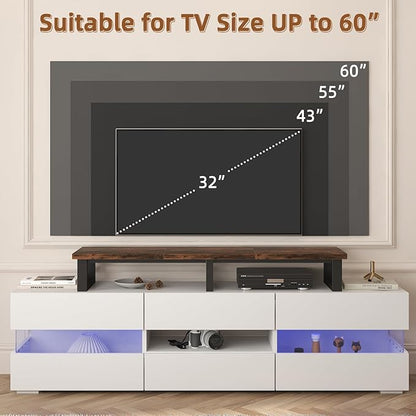 YAOHUOO 45" Large TV Riser for 32-60 inch TV, TV Riser Stand Shelf - Image 4