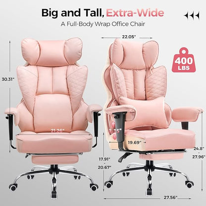 COMHOMA Desk Office Chair Big and Tall Office Chairs Ergonomic Gaming Chairs - Image 2