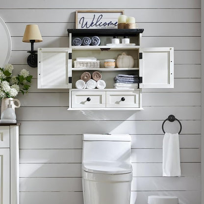 ACCOHOHO Bathroom Wall Cabinet, Farmhouse 24" Wide Medicine Cabinet - Image 4