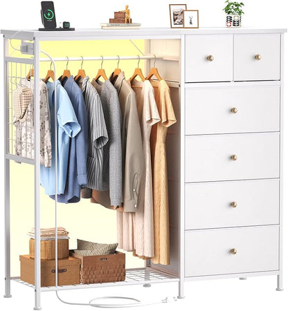 DUMOS White Dresser for Bedroom by DumosLifestyle