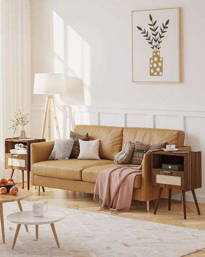 Veegle Nightstand, Modern Bedside Table - Image 3