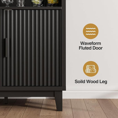 FiveWillowise Fluted Buffet Cabinet - Image 3
