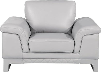 Blackjack Furniture Weston Collection Genuine Italian Leather Living Room Chair - Image 2