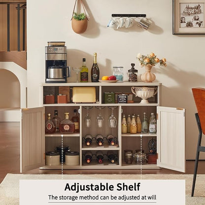 Lerliuo Rattan Wine Cabinet - Image 4