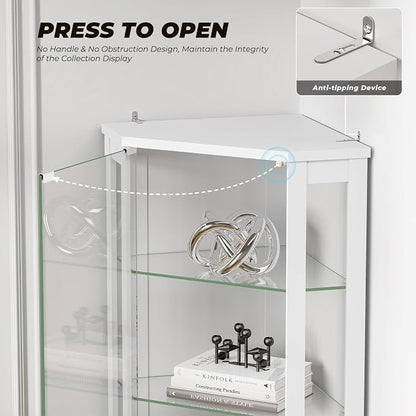 BROTTAR 71" Corner Display Cabinet - Image 3