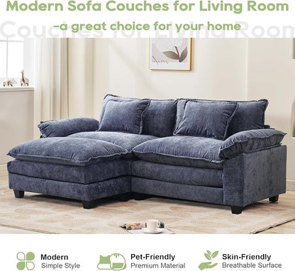Oprisen 86" Modular Sectional Sofa, Comfy Cloud Couch Sectional Sofa - Image 7
