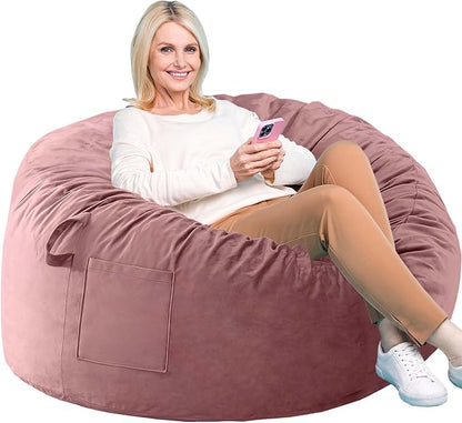 Bean Bag Chairs, Memory Foam Stuffing Bean Bag Chair by Unknown
