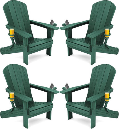 SERWALL Adirondack Chair with Cup Holders by SERWALL
