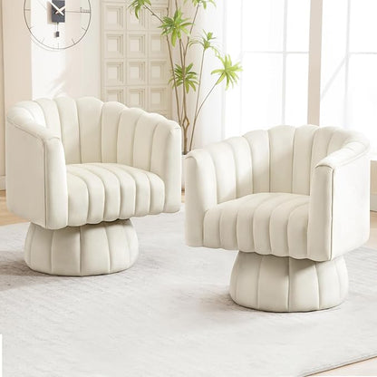 Swivel Accent Barrel Chair - Image 9
