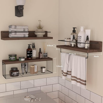 PopiShelves 22.5 inches Bathroom Shelves Over Toilet - Image 2
