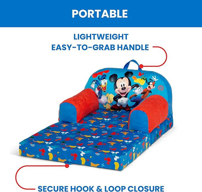 Delta Children - Mickey Mouse Cozee Buddy Flip-Out Kids Chair - Image 6