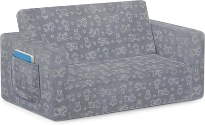 Delta Children - Serta Perfect Sleeper Kids 2-Seater Sofa, Convertible 2-in-1 - Image 7