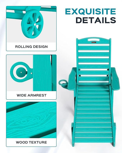 Ciokea Lounge Chair Outdoor, Oversized Chaise Lounge Chair - Image 5
