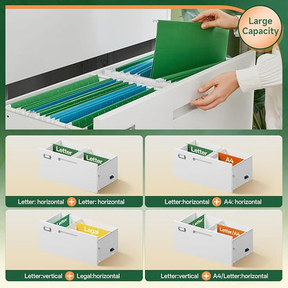Letaya 3 Drawer File Cabinets - Image 5