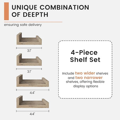 FLYJOE Floating Picture Ledge Shelves - Image 8