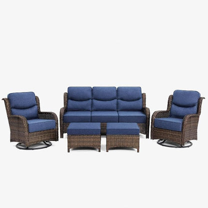 HILLGA Luxury High Back Patio Furniture Set - Image 8