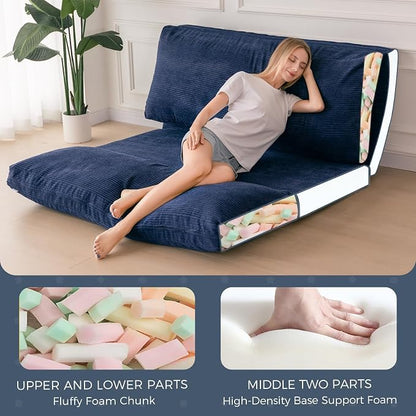 MAXYOYO Folding Sofa Bed, Floor Sofa Convertible Sleeper Chair - Image 6