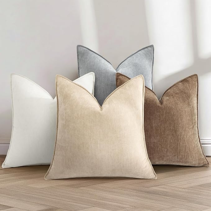 decorUhome Summer Couch Throw Pillow Covers 16x16 Set of 2, Decorative Soft - Image 5