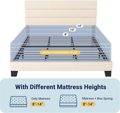 Allewie King Size Platform Bed Frame - Image 7