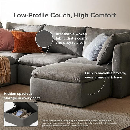 mopio Oversized Modular Sectional Sofa - Image 6