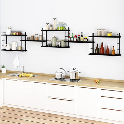 MXCSE Wall Shelves, Wall Mounted Bookshelves, DIY Floating Shelves - Image 5