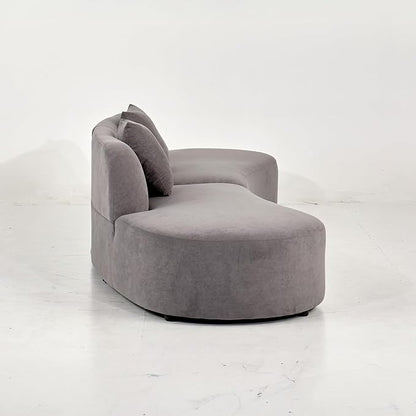 Container Furniture Direct 132" Curved Sofa - Image 12