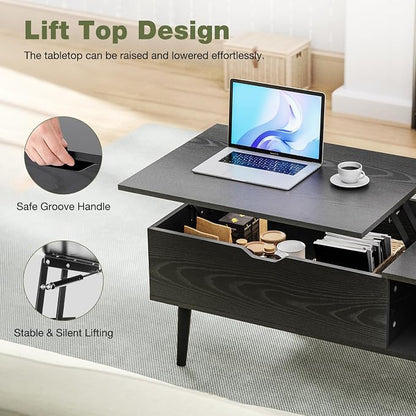 OLIXIS Wood Lift Top Coffee Table - Image 4