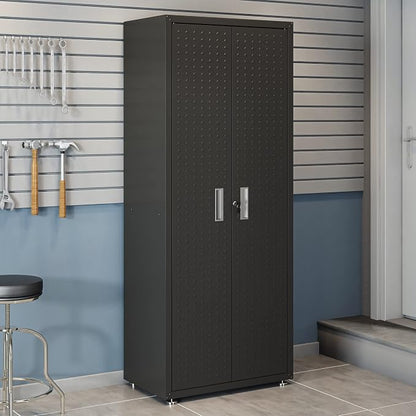 Manhattan Comfort Fortress Textured Metal 75.4" Garage Cabinet - Image 2