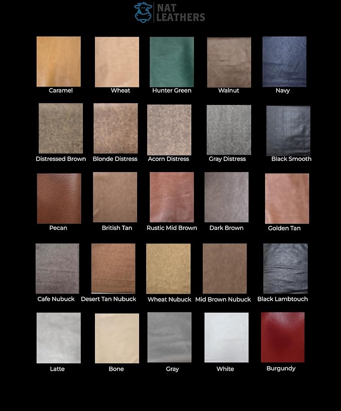 Black Soft Faux Leather Fabric PU Leather by The Yard Synthetic Pleather 0.9 mm - Image 4