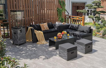 Tangkula 8 Pieces Patio Furniture Set - Image 9