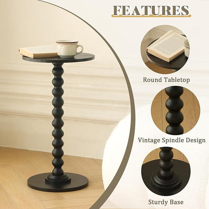 Fultyle Round Side Table, Small Drink Table - Image 5