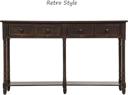 Merax Retro Console Table Sofa Table - Image 6