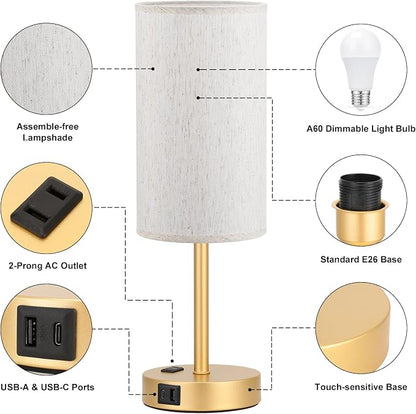 Fenmzee Touch Table Lamp - Image 5