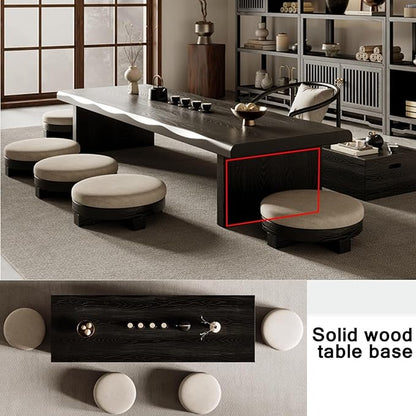 Solid Wood Japanese Low Floor Table Meditation Floor Sitting Altar Table - Image 7