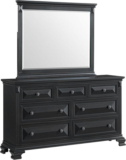 Picket House Furnishings Sumner King Panel 5PC Bedroom Set in Black - Image 5