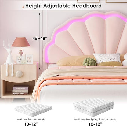 HIFIT Queen Upholstered Smart LED Bed Frame - Image 7
