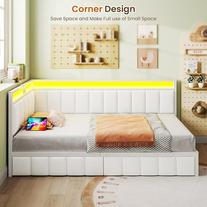DICTAC Corner Twin Bed Frame - Image 3
