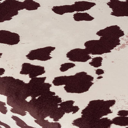 DUHOME Velvet Bench Ottoman, Upholstered Bedroom Benches Cow Print End of Bed - Image 7